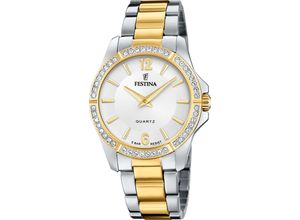 8430622788888 - Quarzuhr FESTINA Mademoiselle F20594 1 Armbanduhren silberfarben (silberfarben goldfarben) Damen Quarzuhren Armbanduhr Damenuhr