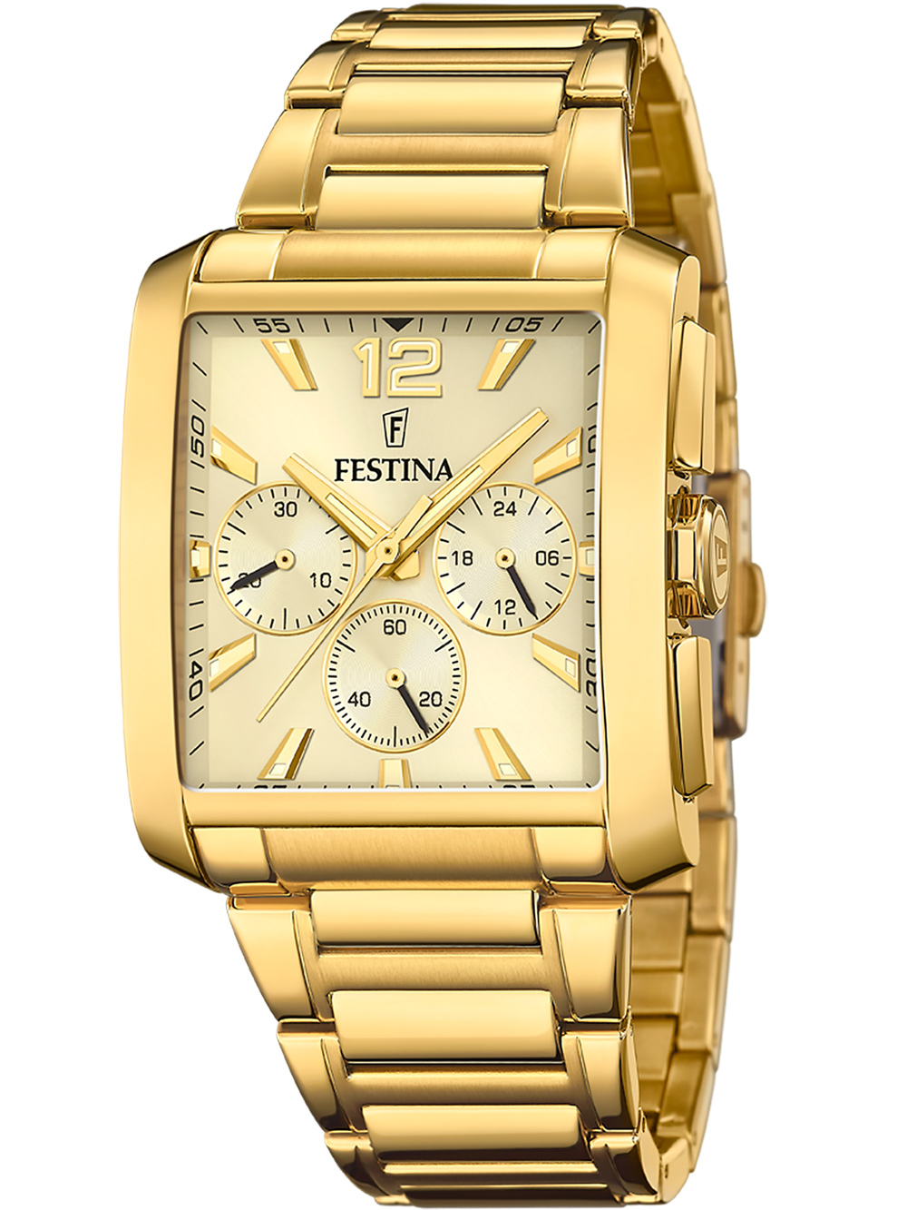 8430622791604 - Chronograph FESTINA F20638 2 Armbanduhren goldfarben Herren Quarzuhren