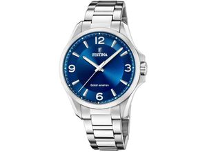 8430622802690 - Solaruhr FESTINA Solar Energy F20656 2 Armbanduhren silberfarben Herren Solaruhren Armbanduhr Herrenuhr Edelstahlarmband