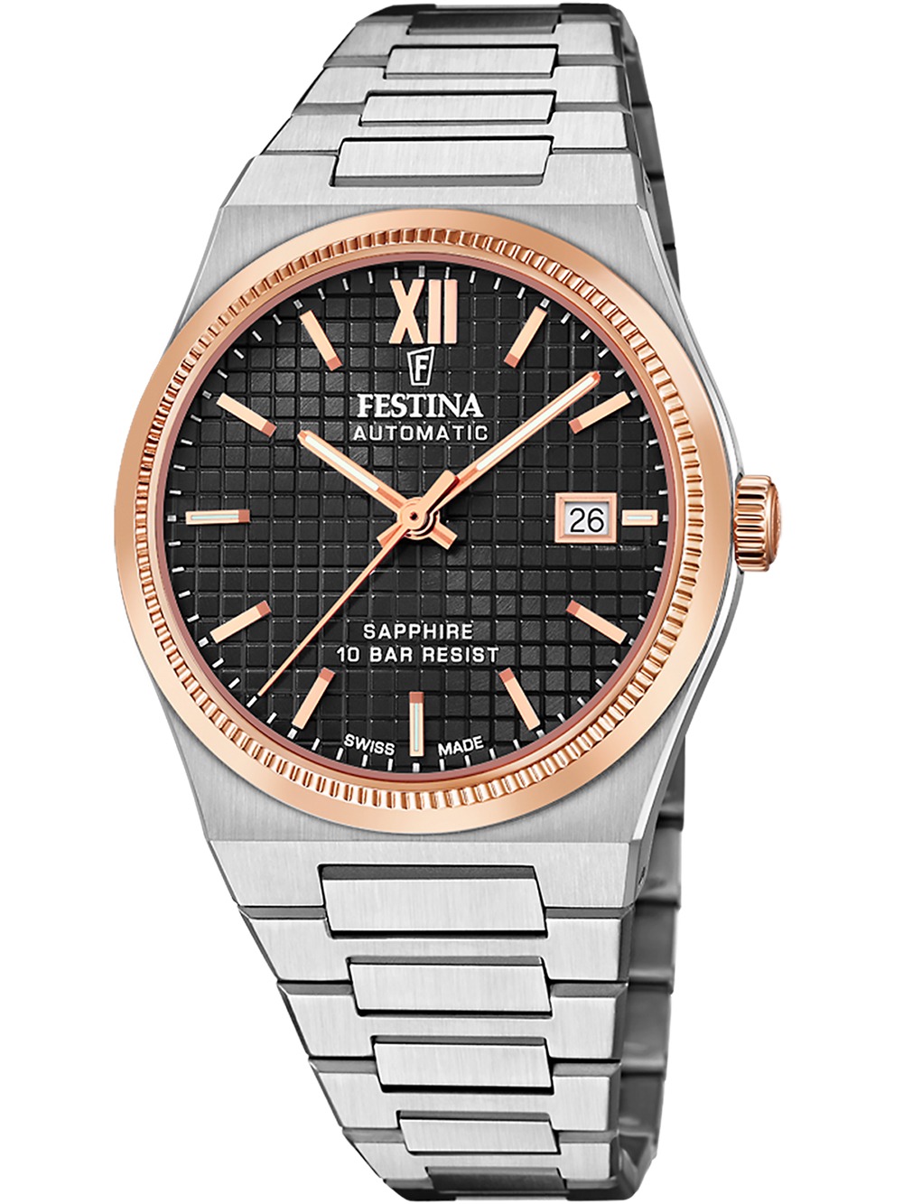 8430622808487 - F20030 3 Herrenuhr Swiss Made Rivé Automatik 40mm 10ATM 8430622808487 - F20030 3 Herrenuhr Swiss Made Rivé Automatik 40mm 10ATM