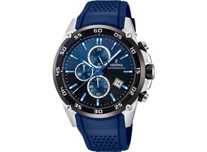 8430622823688 - Chronograph FESTINA The Originals Armbanduhren blau Herren Quarzuhr Armbanduhr Herrenuhr analog Tag Stoppfunktion