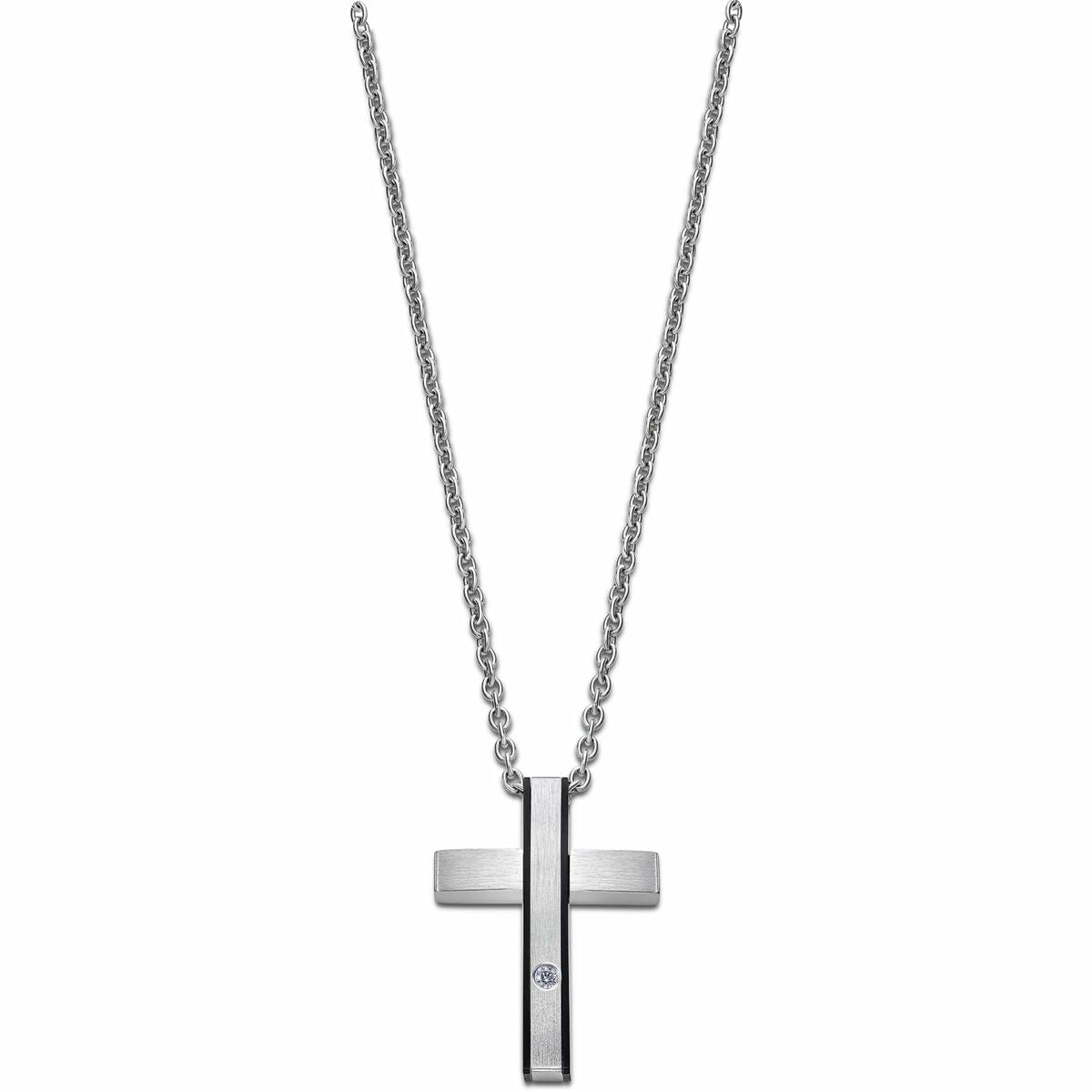 8430622834417 - Herrenhalsband LS2369-1 1 Kreuz 8430622834417 - Herrenhalsband LS2369-1 1 Kreuz