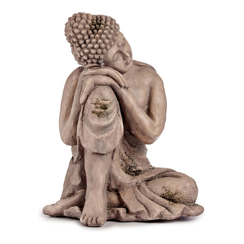 8430852122247 - Dekorative Gartenfigur Buddha Grau Polyresin (345 x 545 x 31 cm)