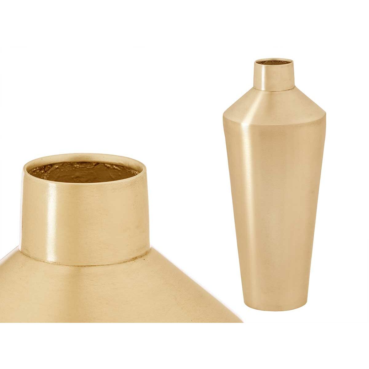 8430852676467 - Vase 10219-LG Gold Eisen 21 x 67 x 21 cm 8430852676467 - Vase 10219-LG Gold Eisen 21 x 67 x 21 cm