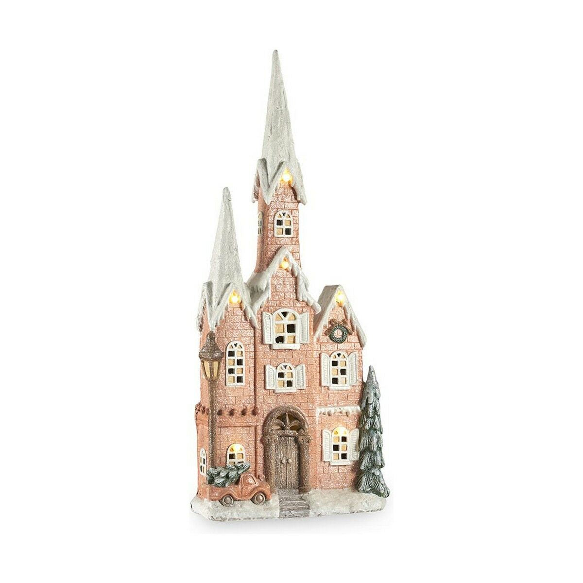 8430852781444 - Dekorative Figur Haus Weihnachten LED LED HILK MUSIK HINWEISE BRAUN GRÜNE Magnesium 20 x 125 x 55 cm