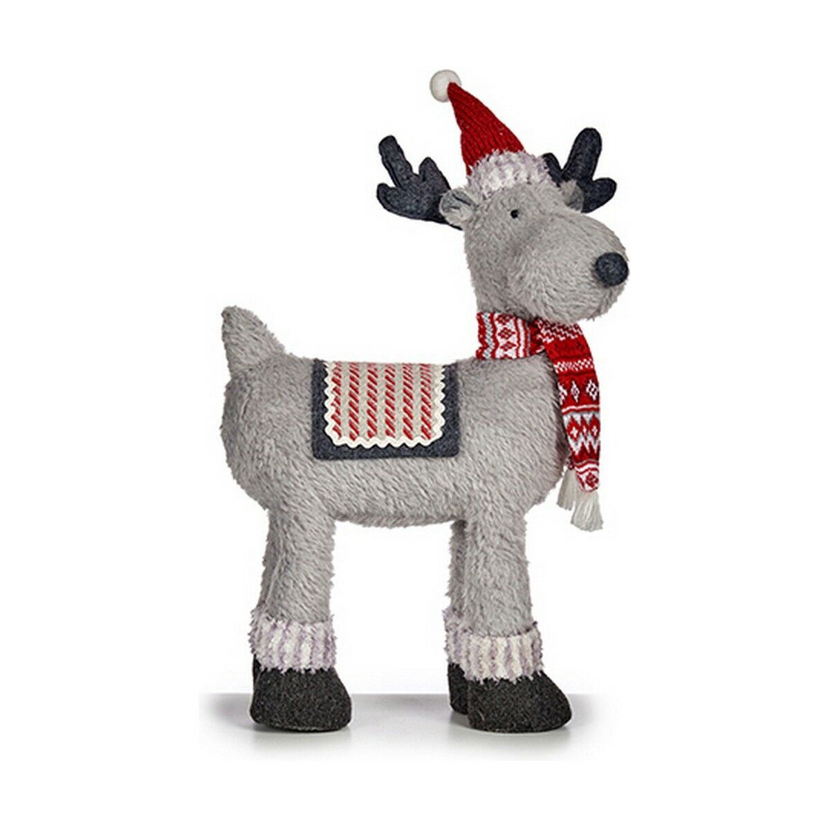 8430852785558 - Weihnachts-Rentier Weiß Rot Grau 22 x 47 x 45 cm 8430852785558 - Weihnachts-Rentier Weiß Rot Grau 22 x 47 x 45 cm