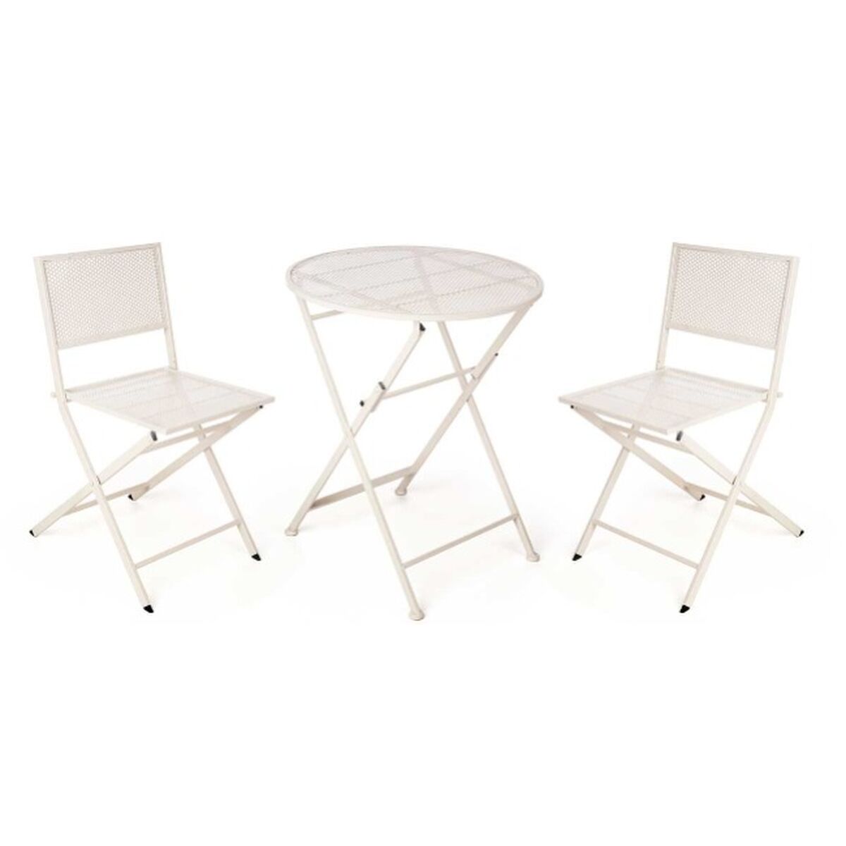 8430852790989 - Table set with 2 chairs HS23377 78 White