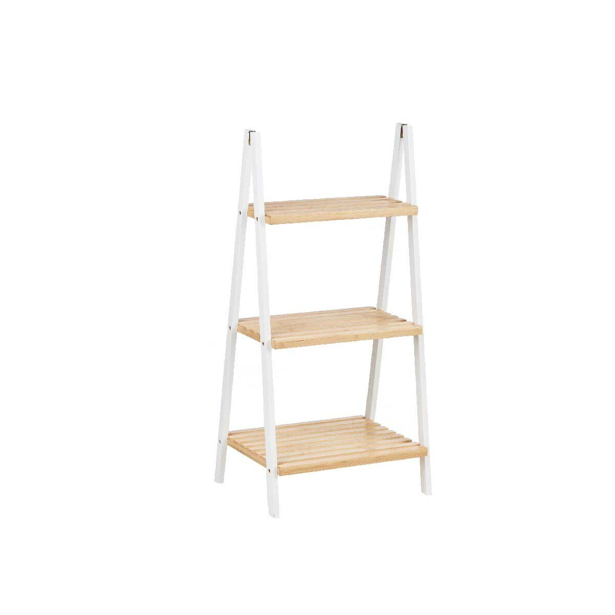 8430852827708 - Badezimmerregal WR5504-3-431 Weiß natürlich 403 x 815 x 30 cm