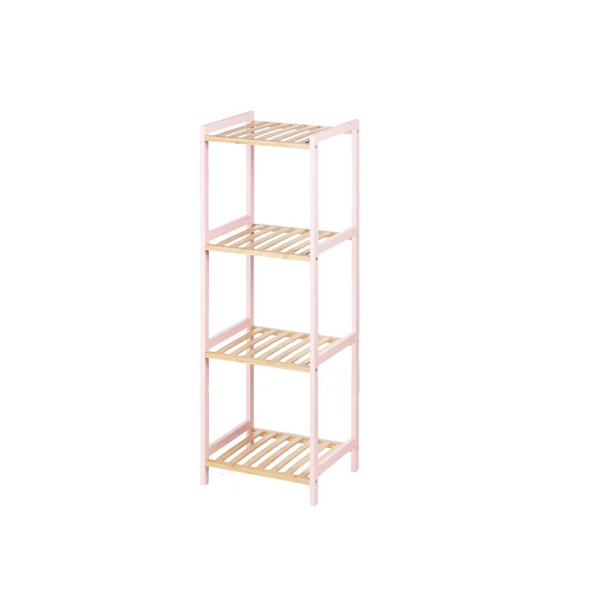 8430852827784 - Badezimmerregal WR5503-4-463 Rosa natürlich 35 x 30 x 100 cm