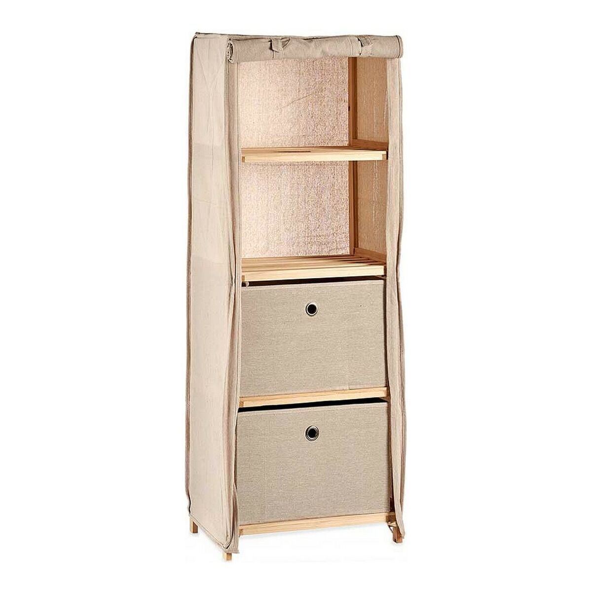 8430852830241 - Regal Beige 28 x 113 x 42 cm Holz Braun