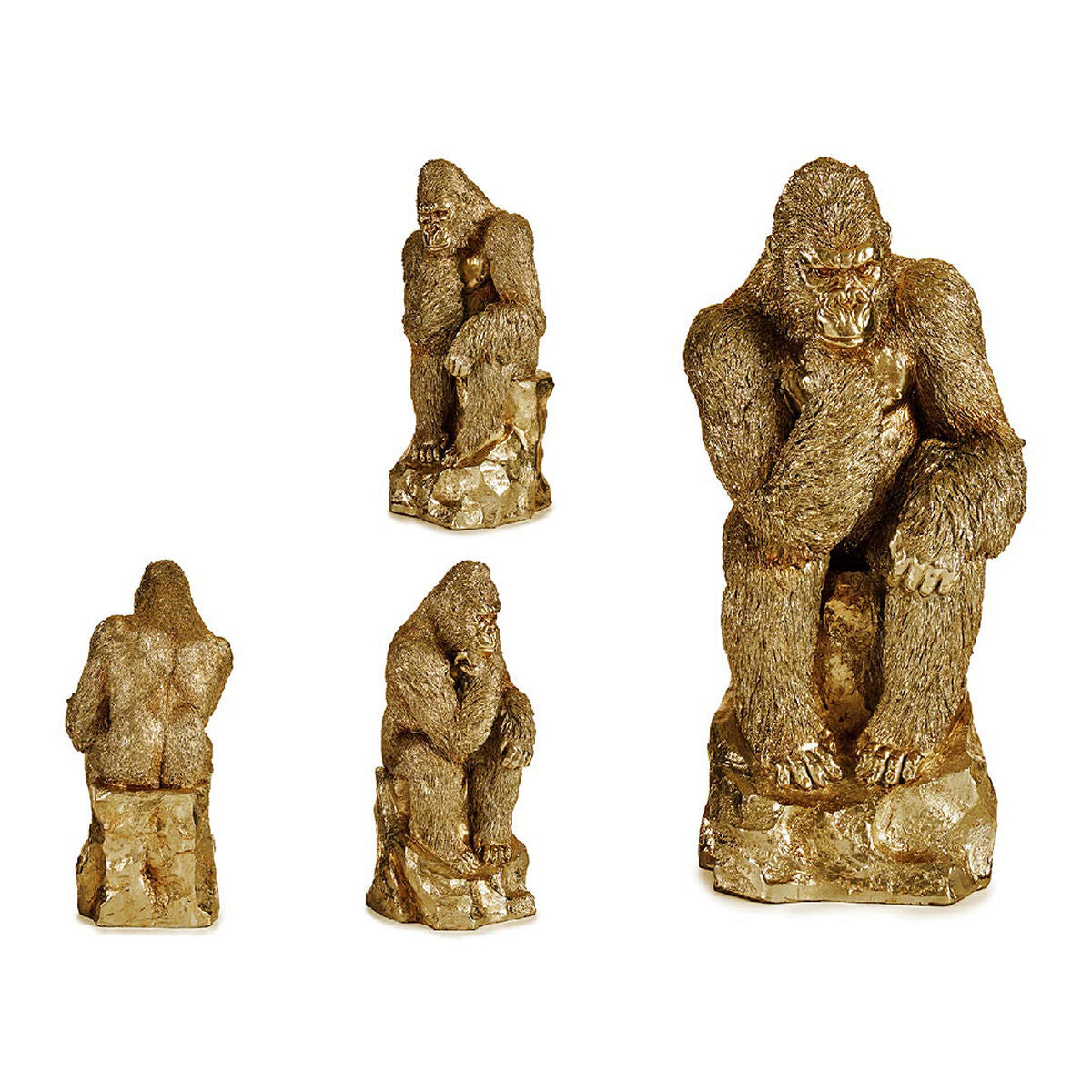 8430852897367 - Deko-Figur Gorilla Gold 205 x 47 x 235 cm 8430852897367 - Deko-Figur Gorilla Gold 205 x 47 x 235 cm