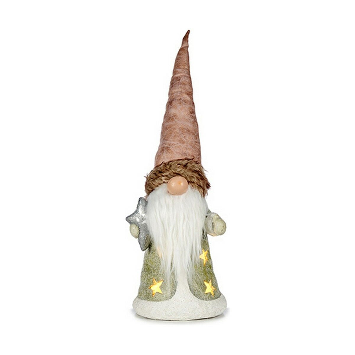 8430852898937 - Deko-Figur Licht Stern Kobold 188 x 54 x 21 cm Grau Rosa Harz