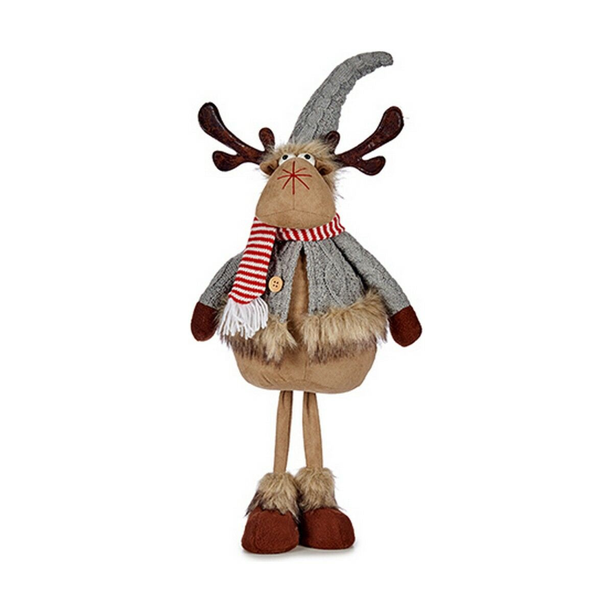 8430852899149 - Weihnachts-Rentier Grau Braun 24 x 63 x 27 cm 8430852899149 - Weihnachts-Rentier Grau Braun 24 x 63 x 27 cm