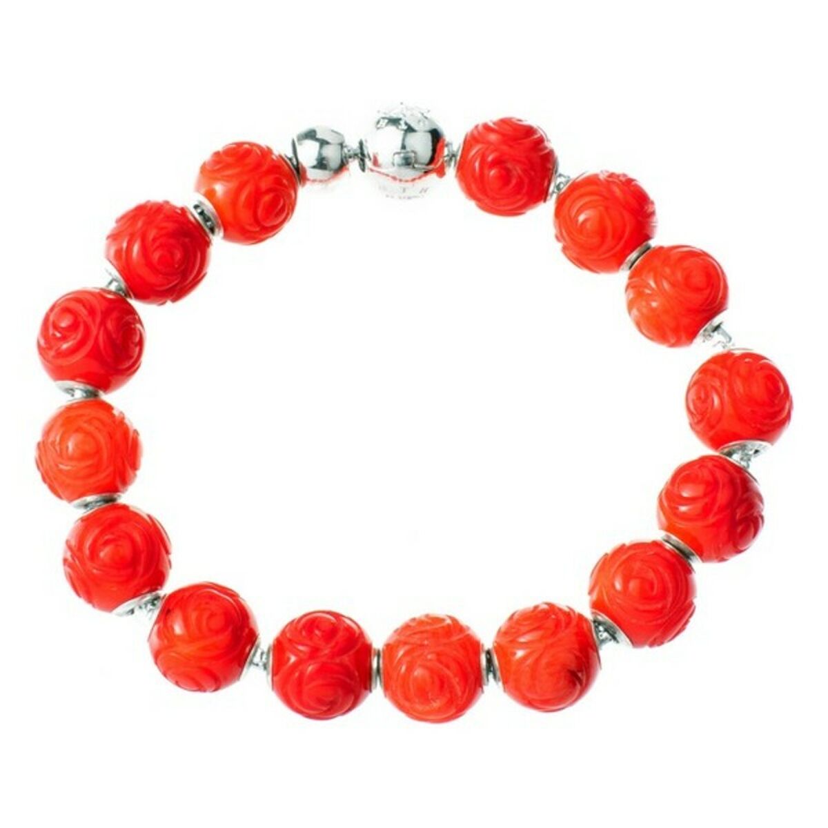 8431777808988 - Ladies Bracelet KT0147-870-10-L17 Red 20 cm