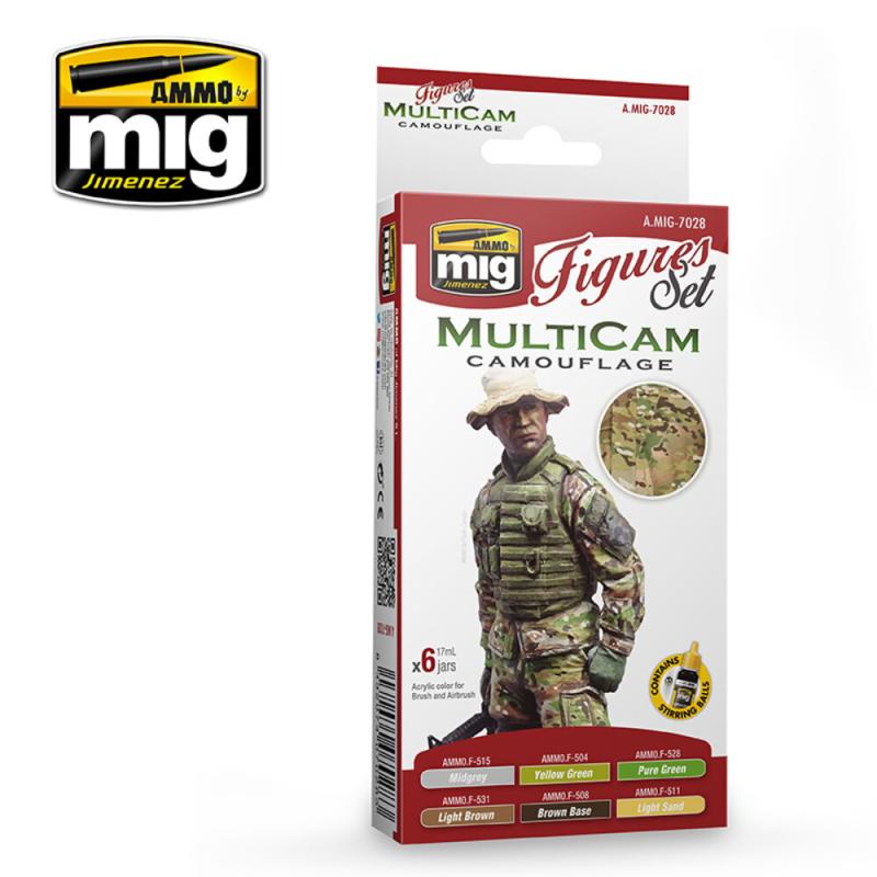 8432074070283 - Multicam Camouflage Figures Set