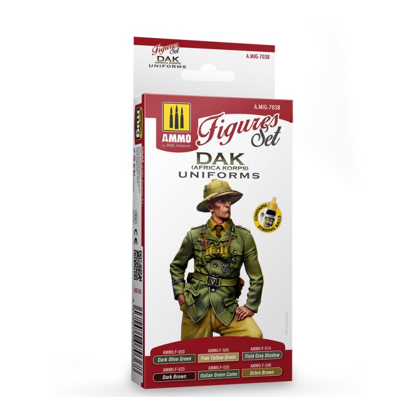 8432074070382 - DAK Uniforms (Africa Korps) Figures Set