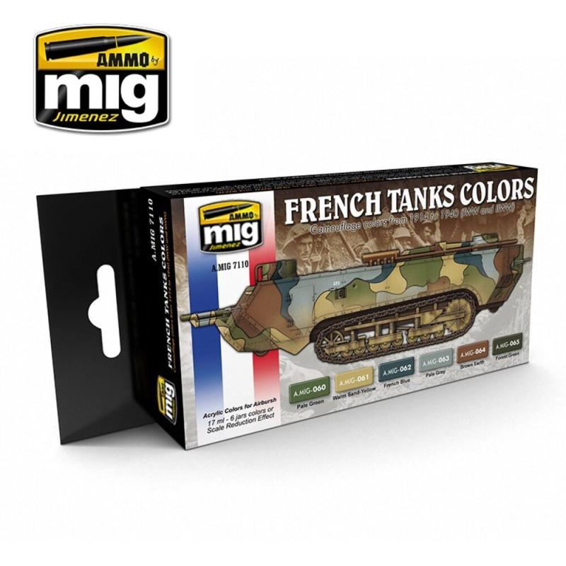 8432074071105 - WWI & WWII French Tanks Colors