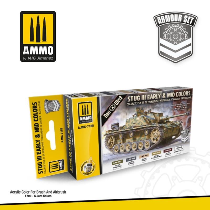 8432074071853 - StuG III Early & Mid Colors 1939 to 1943