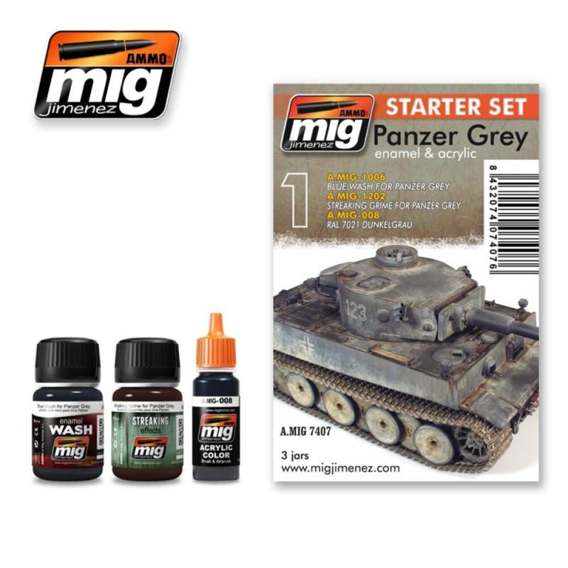 8432074074076 - Panzer Grey Starter Set