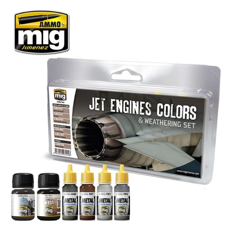 8432074074458 - Jet Engines Colors & Weathering Set