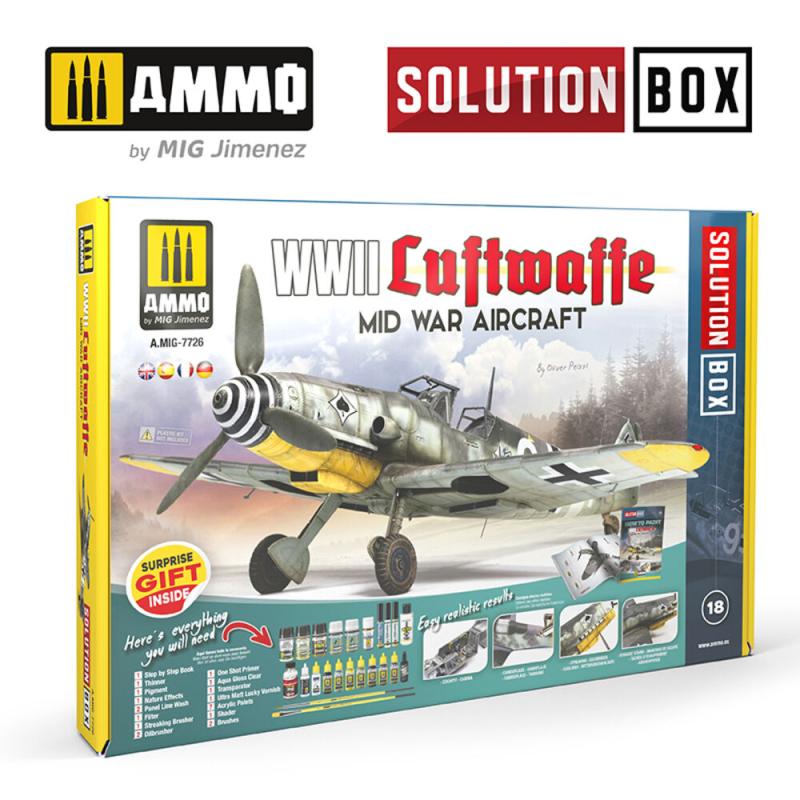 8432074077244 - SOLUTION BOX 18 - WWII Luftwaffe Mid War Aircraft