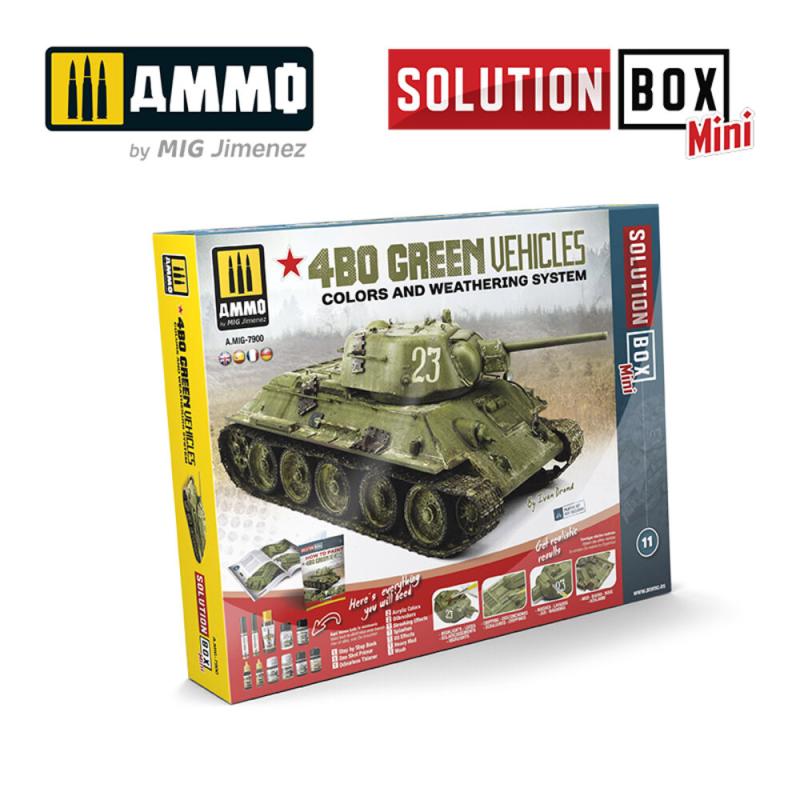 8432074079002 - SOLUTION BOX MINI 11 - 4BO Russian Green Vehicles