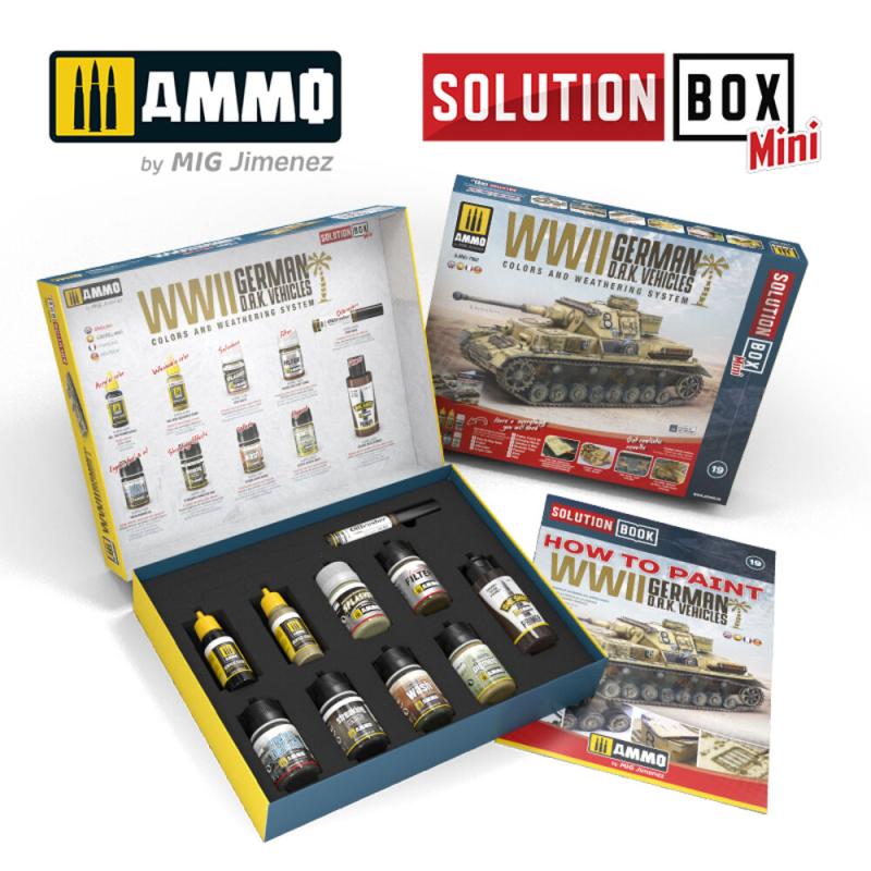 8432074079026 - SOLUTION BOX MINI 19 - WWII German DAK Vehicles