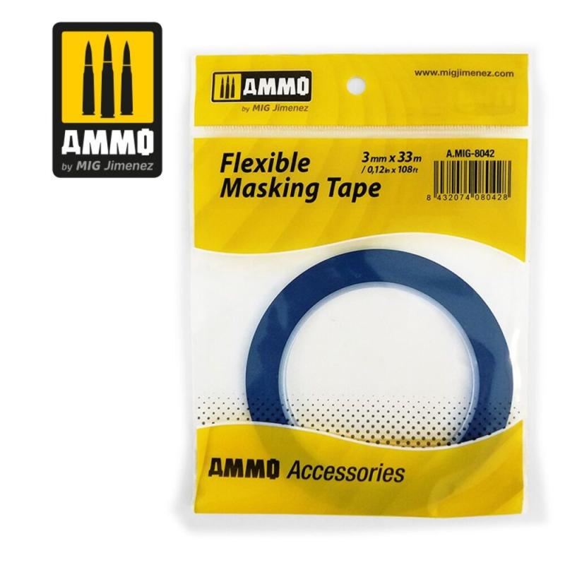 8432074080428 - Flexible Masking Tape (3mm x 33M)