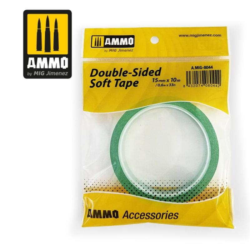 8432074080442 - Double-Sided Soft Tape (15mm x 10M)