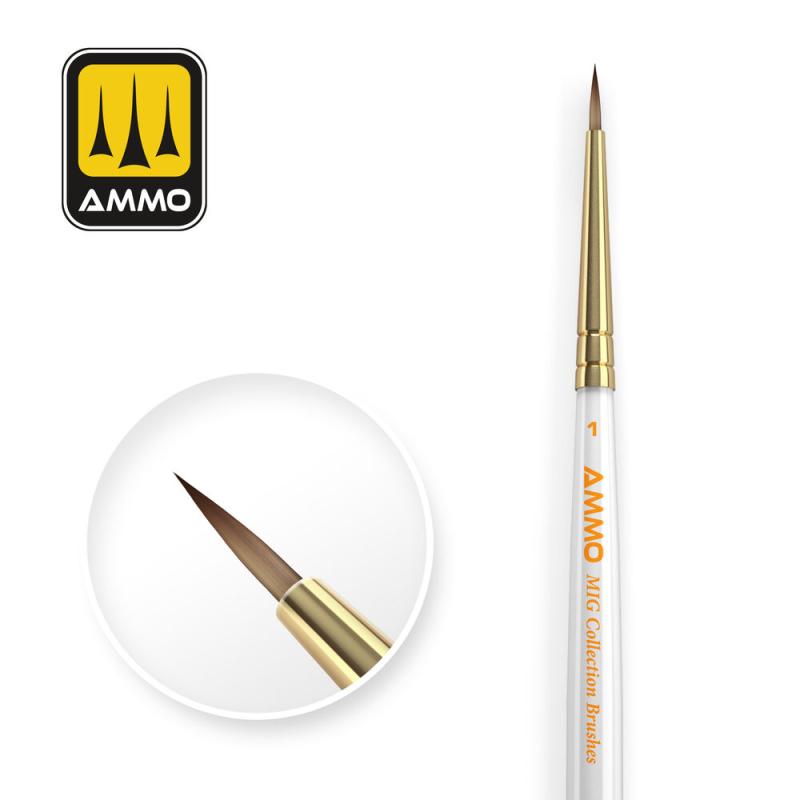 8432074087175 - AMMO MIG Collection Brushes Conical 1