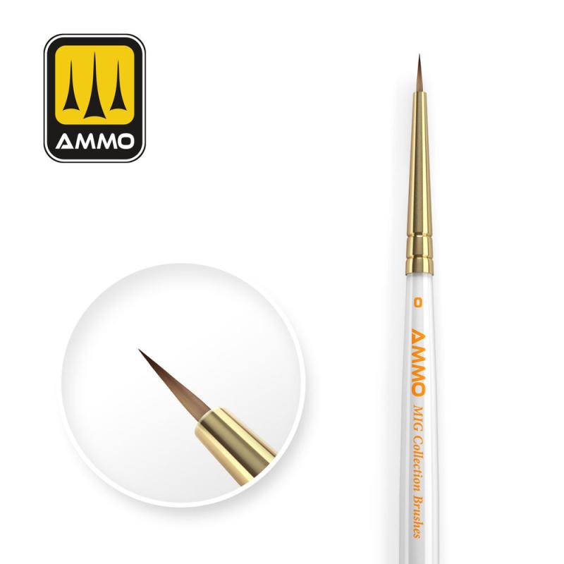 8432074087182 - AMMO MIG Collection Brushes Conical 0