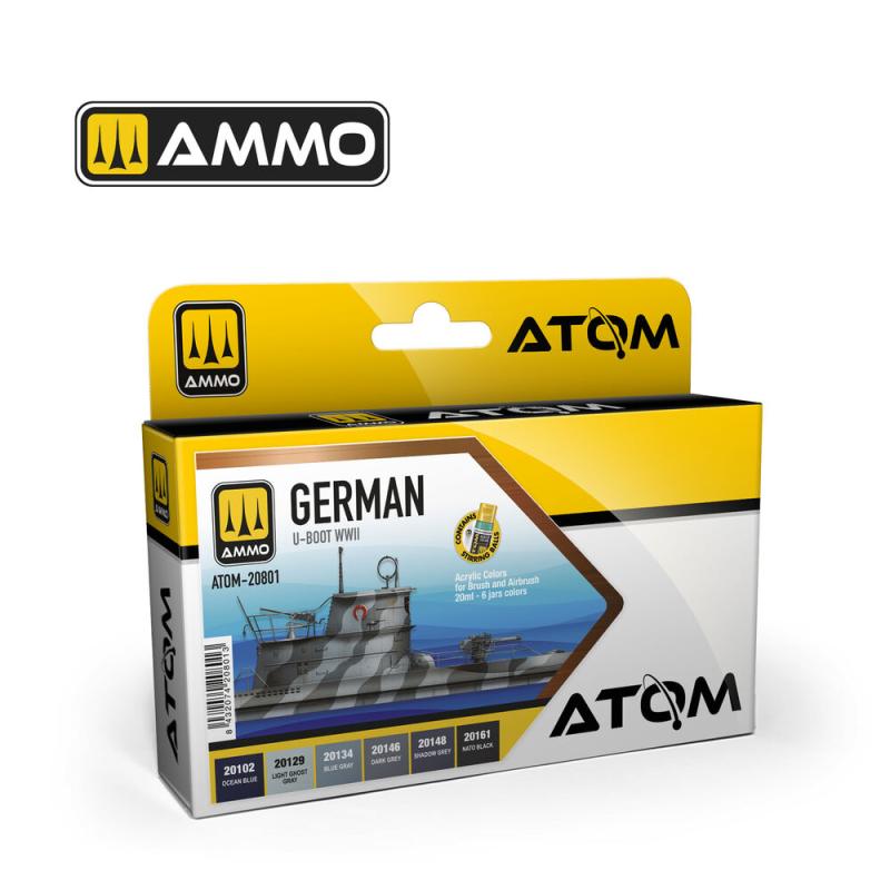 8432074208013 - ATOM - German U-Boot WWII Set