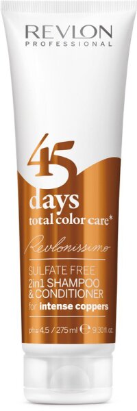 8432225091501 - Professional Haarpflege Revlonissimo 45 Days Shampoo & Conditioner Intense Coppers 275 ml