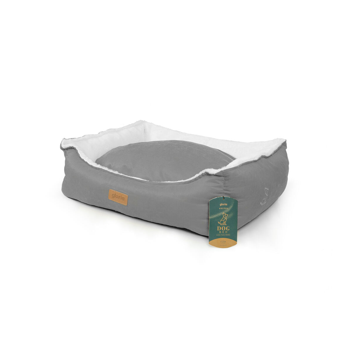 8432288114360 - Hundebett Grau 95 x 75 cm 8432288114360 - Hundebett Grau 95 x 75 cm
