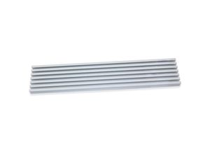 8432393003269 - Emuca - Lüftungsgitter für Backofen Modul 600mm Kunststoff und Aluminium matt eloxiert - Matt eloxiert