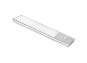 8432393290362 - Usb wiederaufladbare LED-Wandleuchte Kaus mit Bewegungssensor L240mm Kunststoff und Aluminium Matt eloxiert - Matt eloxiert - Emuca