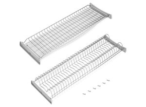 8432393319810 - Emuca - Abtropfgestell Suprastar für hohe Module 900 Grau metallic Stahl - Grau metallic