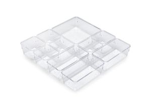 8432393320342 - Organizer-Würfel-10er Cube Kit für Schublade Kunststoff Transparent - Nicht bestimmt - Emuca