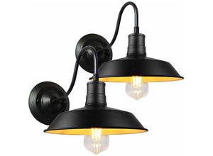 8432544315296 - Wottes - 2 Stücke Wandlampe 26CM Wandleuchte Modernr Lampenschirm für Küche Bar Café Schlafzimmer