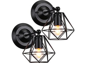 8432544329972 - Wottes - 2 Stücke Wandlampe16CM Wandleuchte Modernr Lampenschirm für Küche Bar Café Schlafzimmer