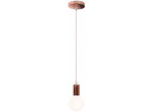 8432544366021 - Wottes - E27 Lampenaufhängung Mit Kabel Retro Lampenfassen 100CM Metall Lampenfassung Deckenbefestigung - Roségold 8432544366021 - Wottes - E27 Lampenaufhängung Mit Kabel Retro Lampenfassen 100CM Metall Lampenfassung Deckenbefestigung - Roségold