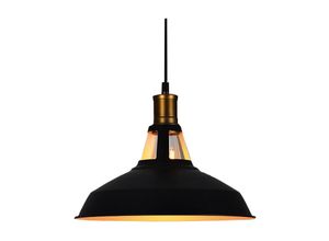 8432544709842 - Wottes - Retro Pendelleuchte Ø27CM Hängelampe Retro Industrielle Stil Deckenleuchte E27 Fassung für Esszimmer Küche