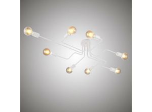 8432544777582 - 8-Lichter Deckenlampe Kreative Spinne Deckenlampe Industrie Pendelleuchte für Esszimmer Bar Cafeteria