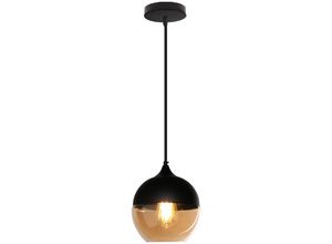 8432544805575 - Wottes - Industriellen Pendelleuchte Runde Lampenschirm Hängelampe Retro Decke Light amp für Küche Wohnzimmer Schlafzimmer