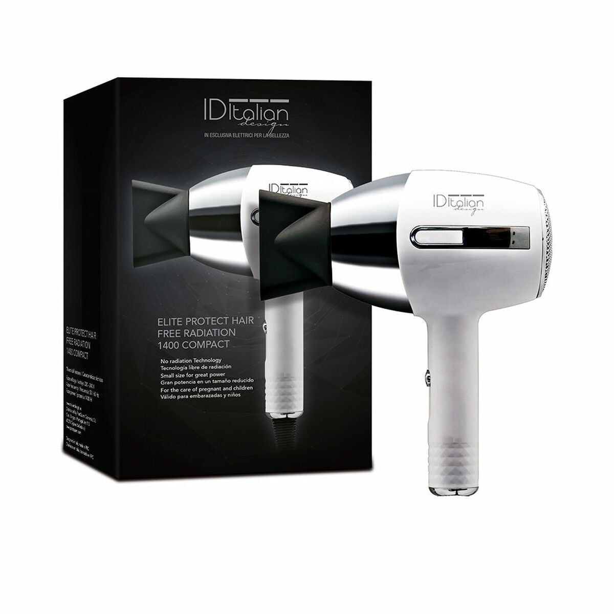 8432729056914 - Hairdryer Elite Protec White