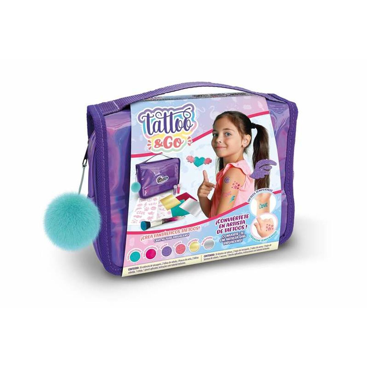 8432752043202 - Temporäre Tatoos Shinetastic Tattoo & Go