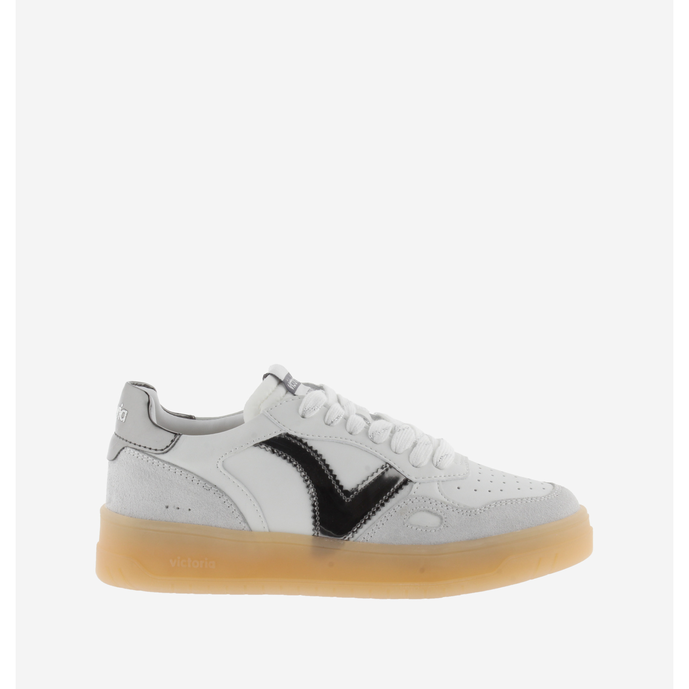 8433101286080 - DamenSneakers mit Leder- und Metalleffekt Victoria