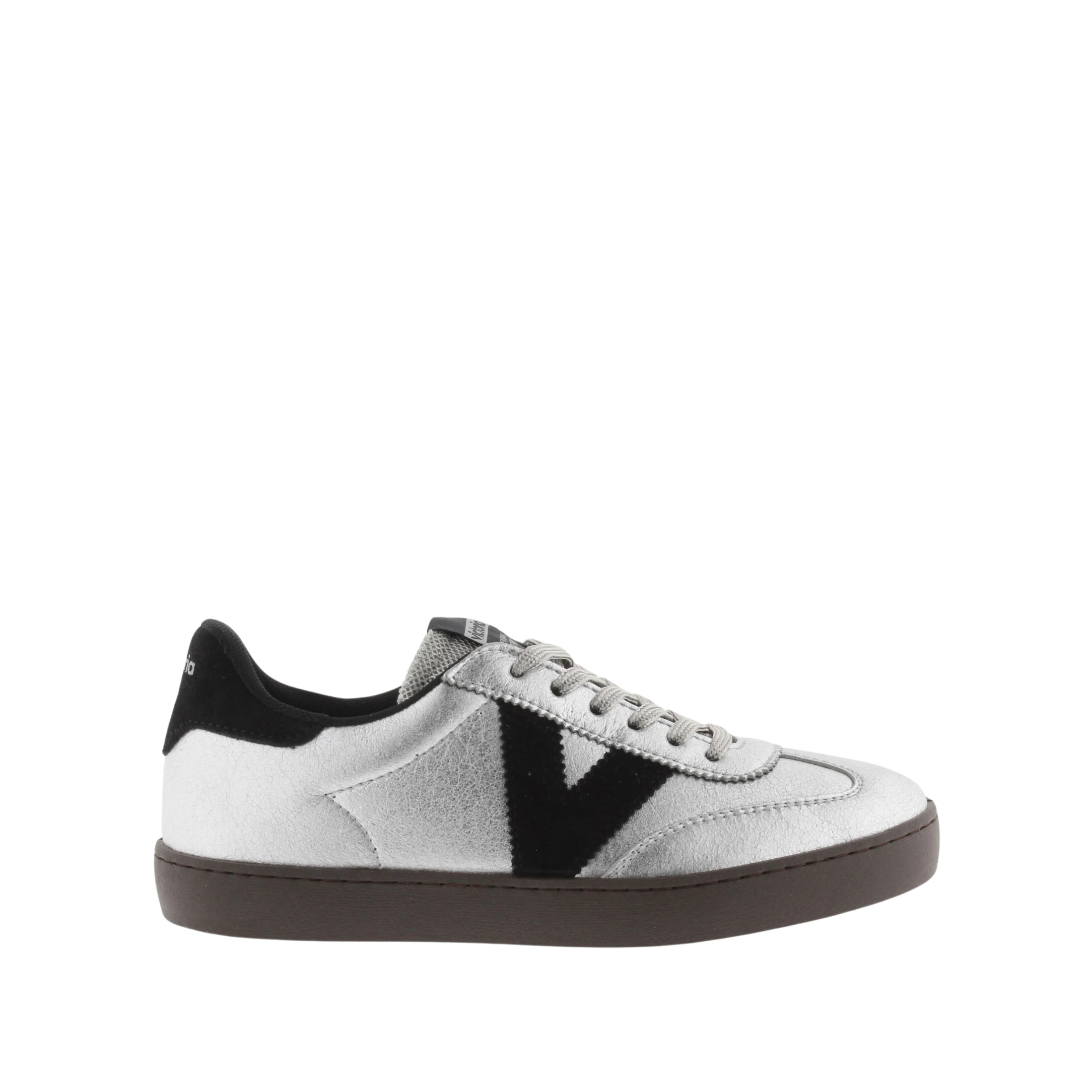 8433101558644 - Metallische Leder- und Veloursleder-Sneaker für Damen Berlín Ciclista