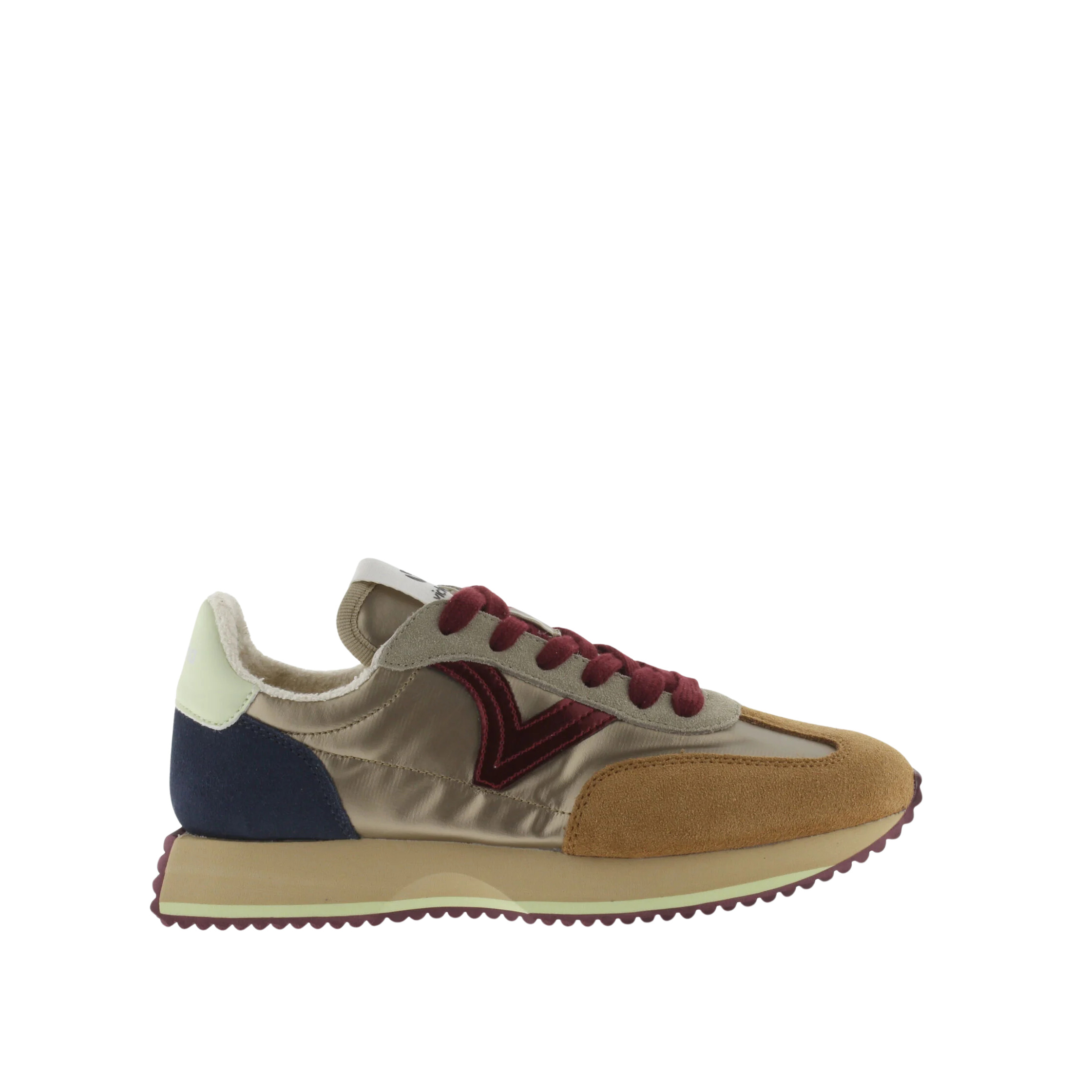 8433101563983 - Damen Sneakers aus metallisiertem Nylon und gespaltenem Leder Cosmos 8433101563983 - Damen Sneakers aus metallisiertem Nylon und gespaltenem Leder Cosmos