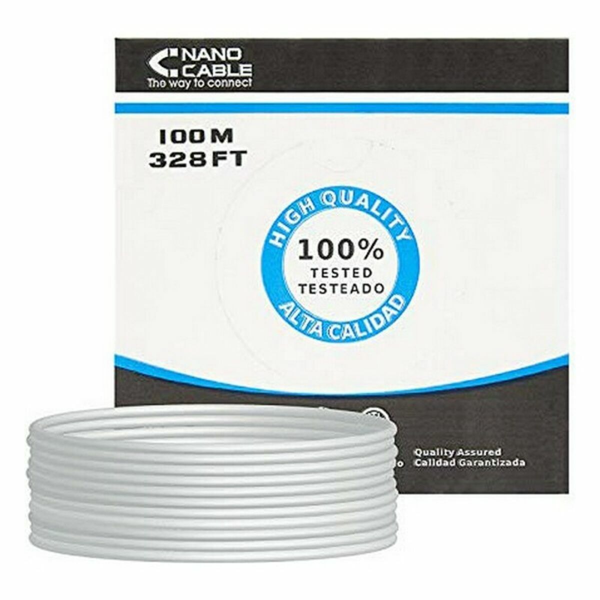 8433281002388 - UTP-Kabel Kategorie 5 10200302 (100 m) Grau 100 m 8433281002388 - UTP-Kabel Kategorie 5 10200302 (100 m) Grau 100 m